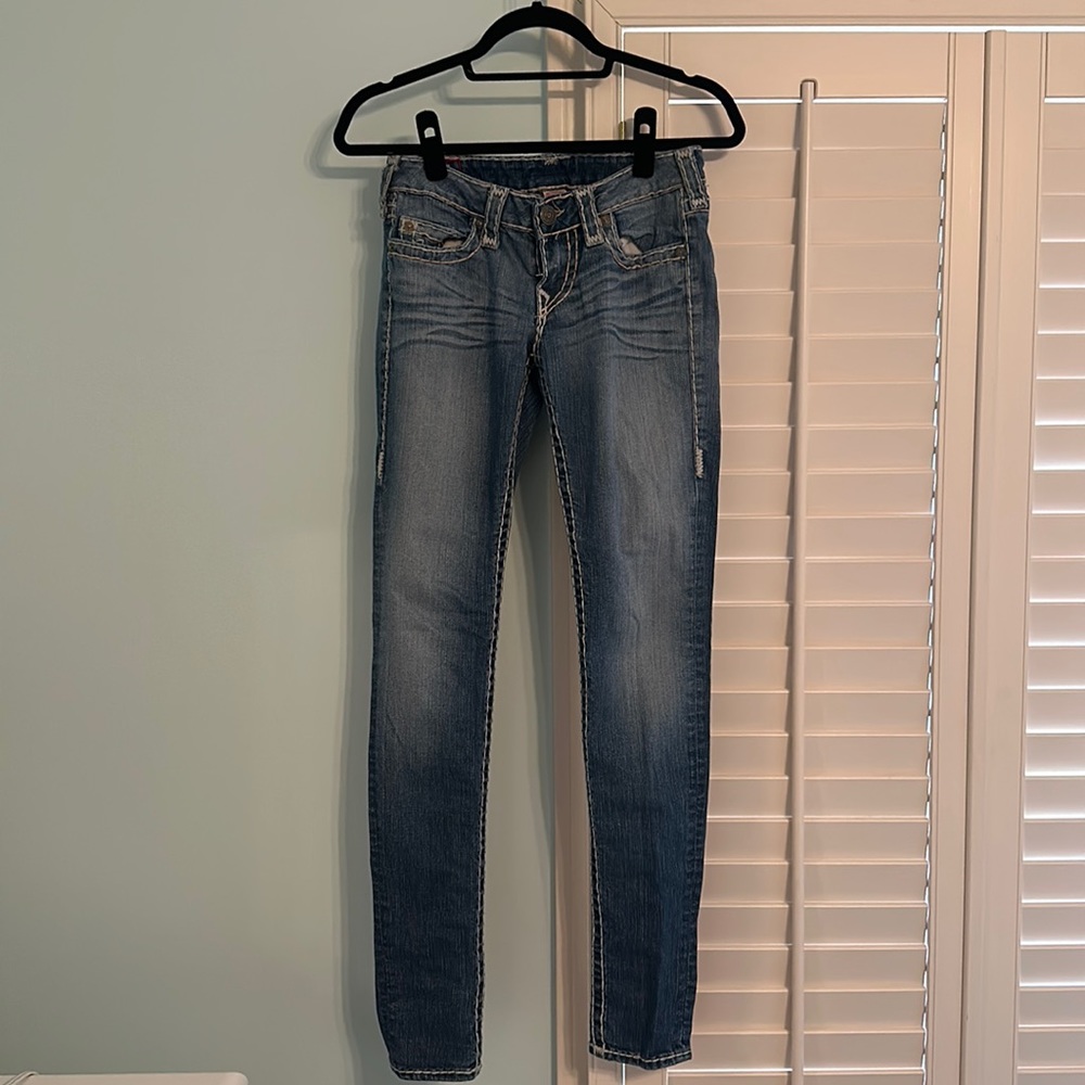 True Religion light was skinny jeans